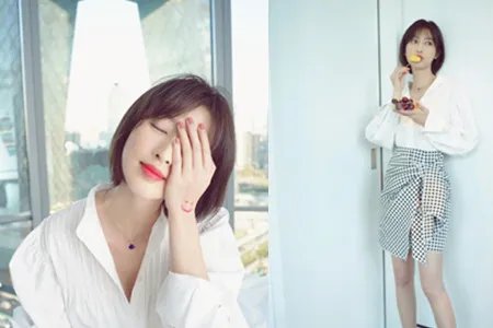 张俪少女装亮相 衣品忽高忽低令人欲哭无泪