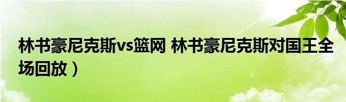 林书豪尼克斯vs篮网 林书豪尼克斯对国王全场回放)